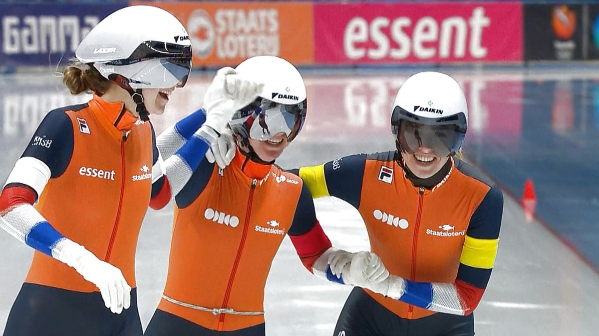 Goud op de ploegenachtervolging