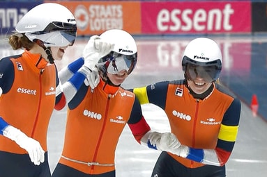 Goud op de ploegenachtervolging