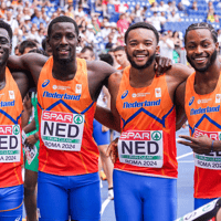 Nederlandse estafetteploeg, Elvis Afrifa, Taymir Burnet, Xavi Mo-Ajok, Nsikak Ekpo, Churandy Martina 