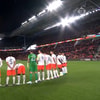 Nederland - Ecuador vlak voor de aftrap