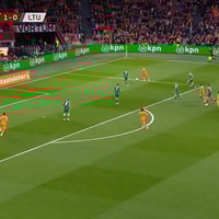 Wedstrijdbeeld Nederland - Litouwen