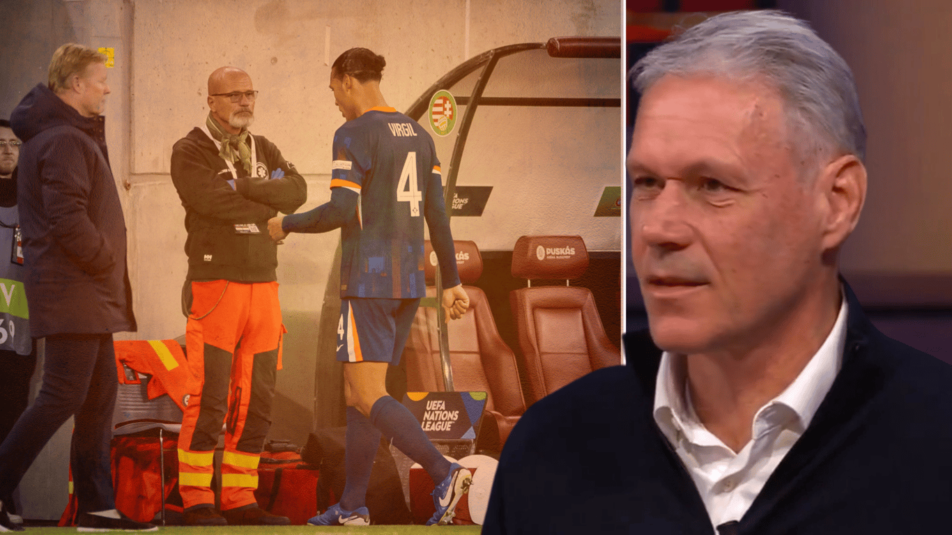 Marco van Basten heeft opmerkelijke theorie over rode kaart Virgil van Dijk bij Oranje