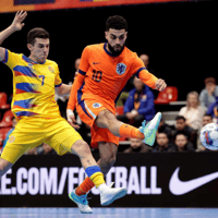 Mohamed Chih in actie voor Oranje futsal