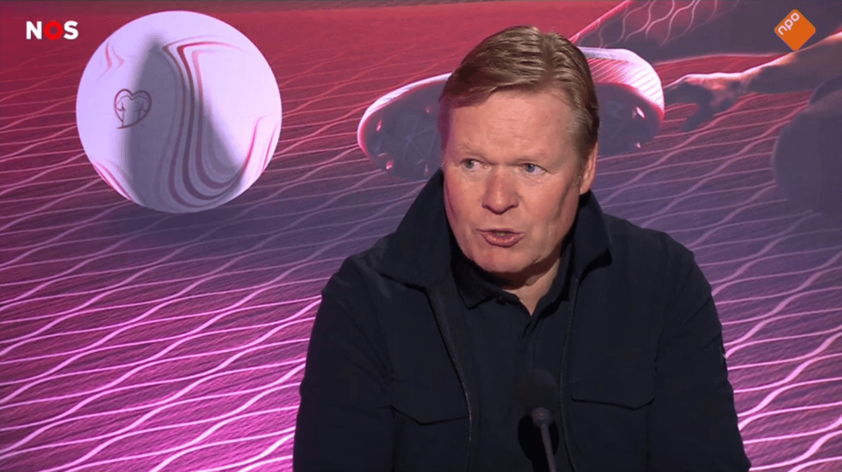 Bondscoach Ronald Koeman