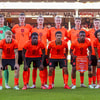 De line-up van Jong Oranje