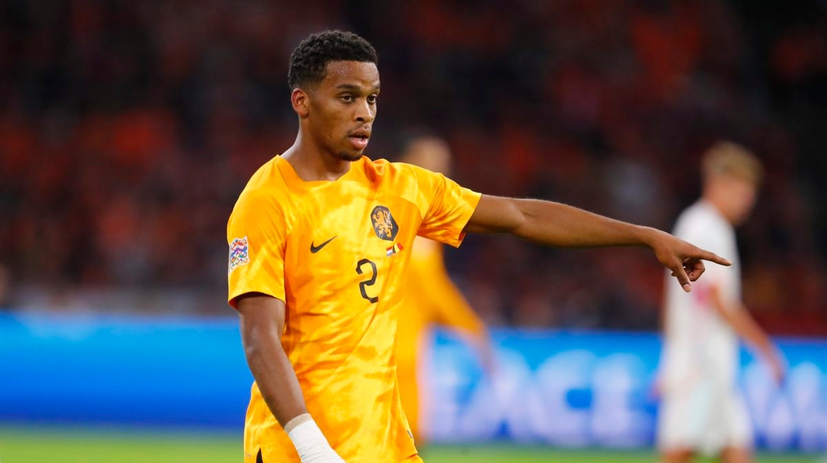 Jurrien Timber, speler van het Nederlands elftal