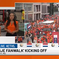 De Oranje Fanwalk in Kansas City