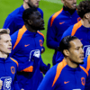 Oranje tijdens de training op de KNVB campus