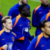 Oranje tijdens de training op de KNVB campus