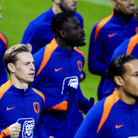 Oranje tijdens de training op de KNVB campus