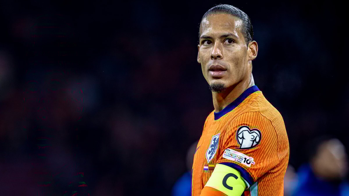 Virgil van Dijk bij het Nederlands elftal
