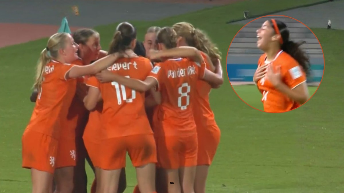 Oranje O17 heeft zich geplaatst voor de finale van het WK in Marokko.