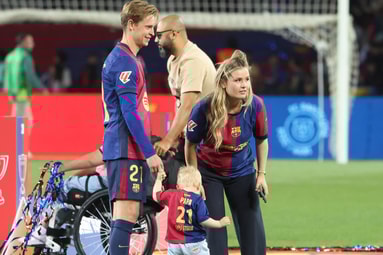 Frenkie de Jong en Mikky Kiemeney