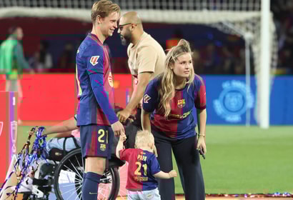 Frenkie de Jong en Mikky Kiemeney