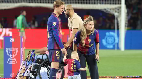 Frenkie de Jong en Mikky Kiemeney