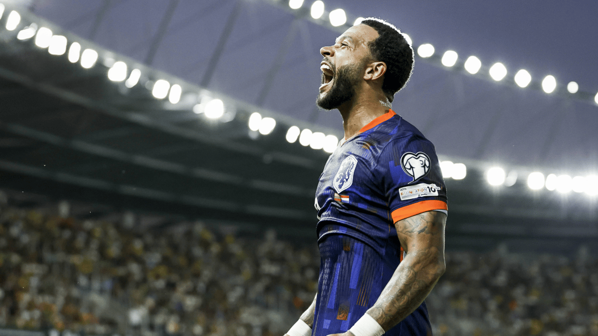 Memphis Depay bij het Nederlands elftal