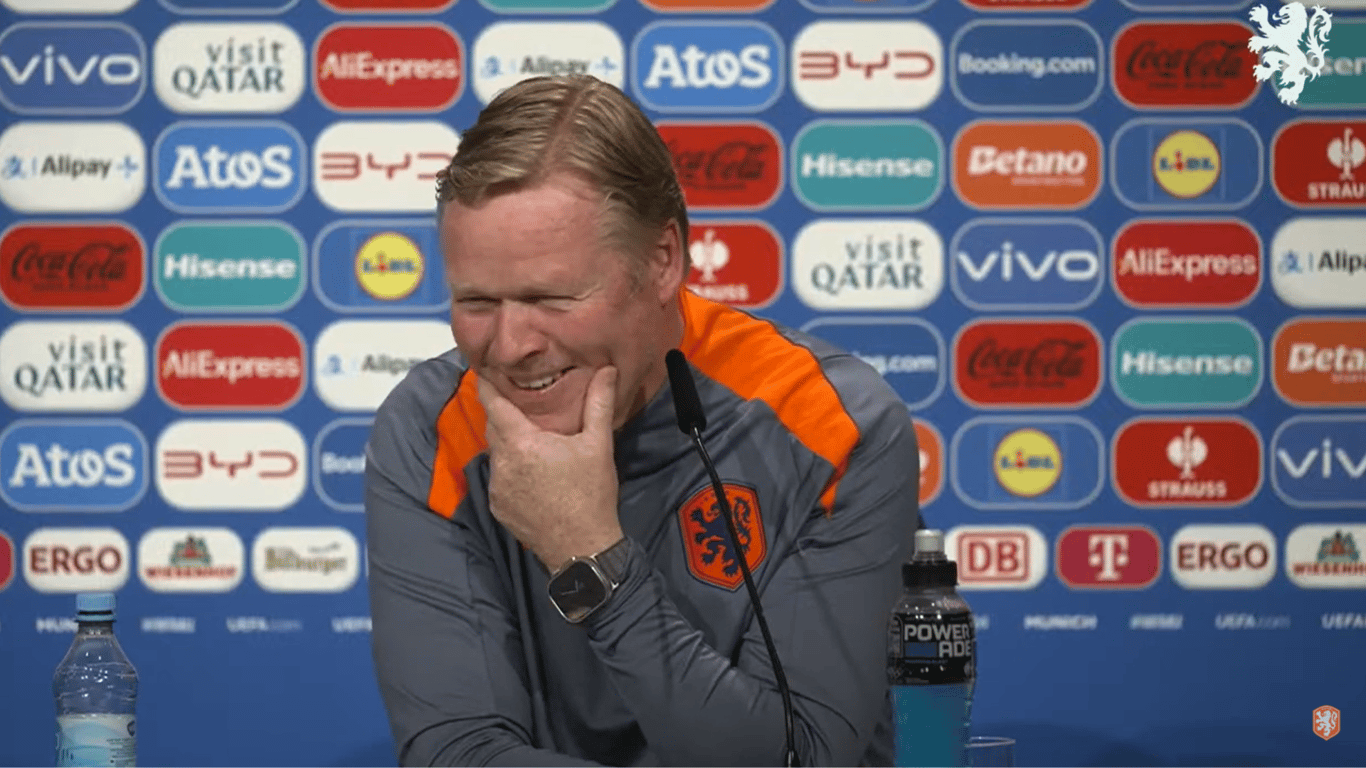 Bondscoach, Ronald Koeman, Nederlands elftal, Nederland - Roemenië