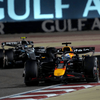 Max Verstappen op het Bahrain International Circuit