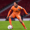 Esmee Brugts in actie voor de Oranje Leeuwinnen