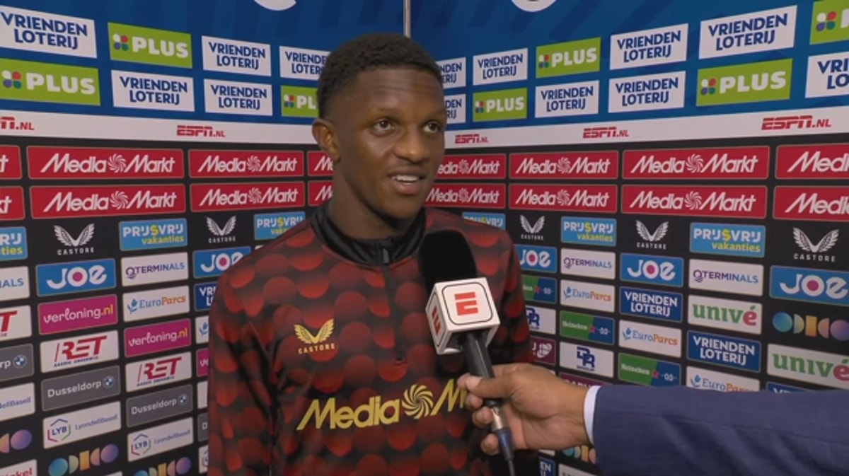 Givairo Read voor de camera van ESPN