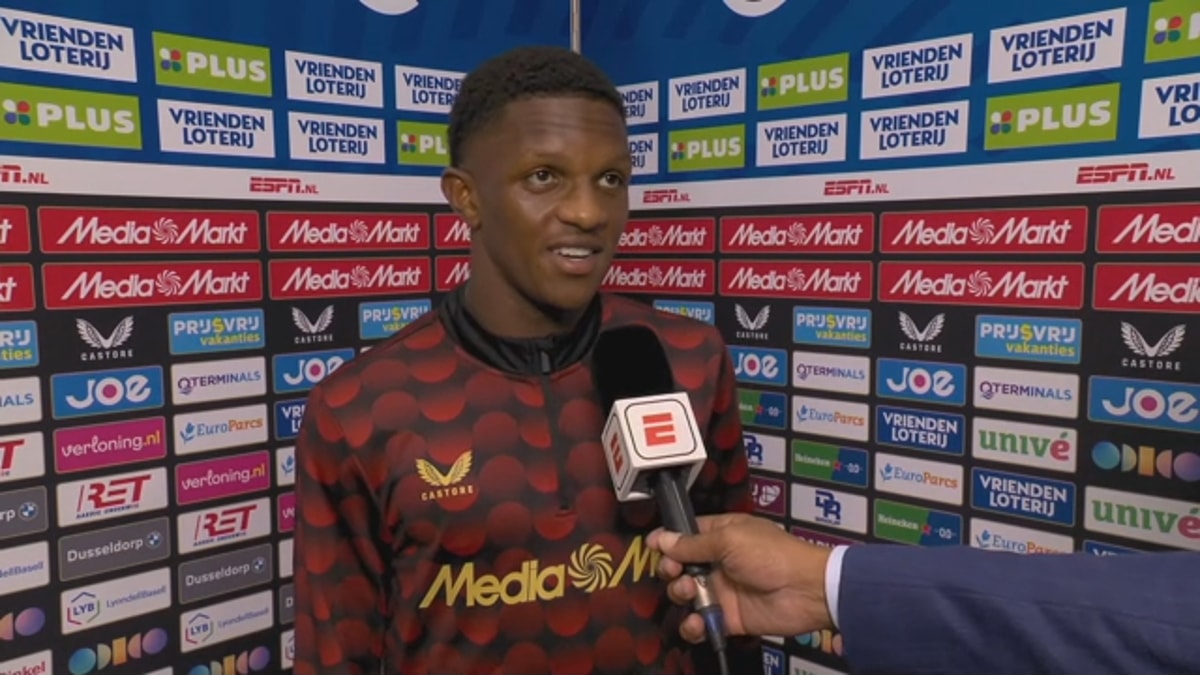 Givairo Read voor de camera van ESPN