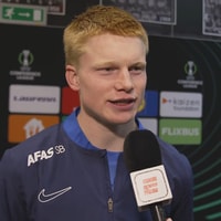 Kees Smit voor de camera van ESPN