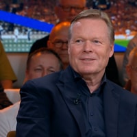 Ronald Koeman bij Studio Voetbal