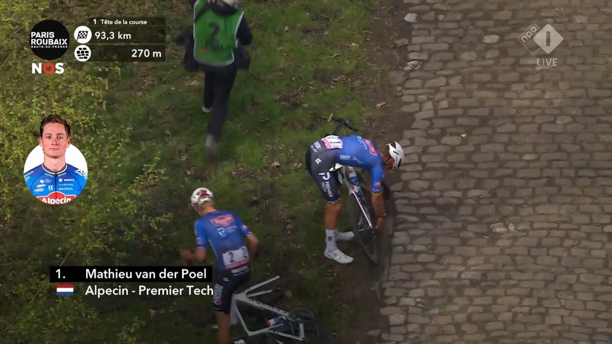 Problemen voor Mathieu van der Poel