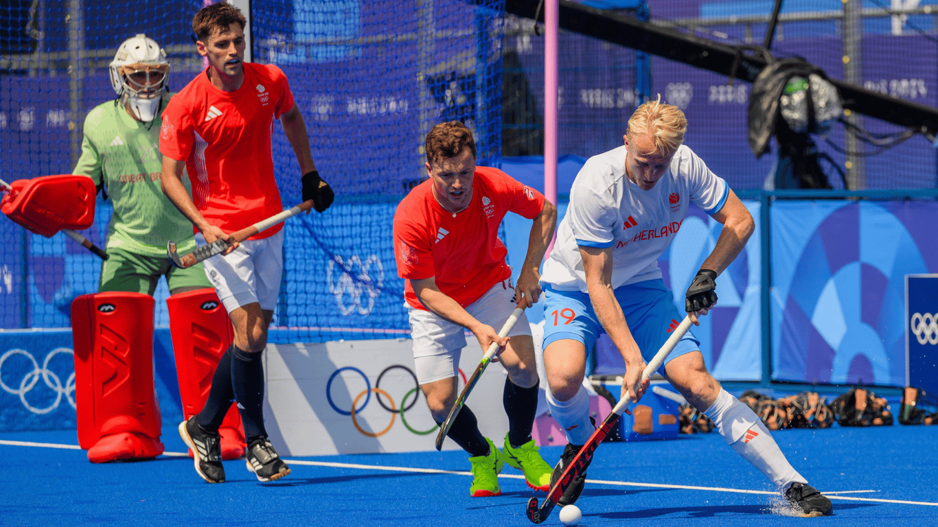 De Nederlandse hockeyers tijdens de Olympische Spelen in Parijs