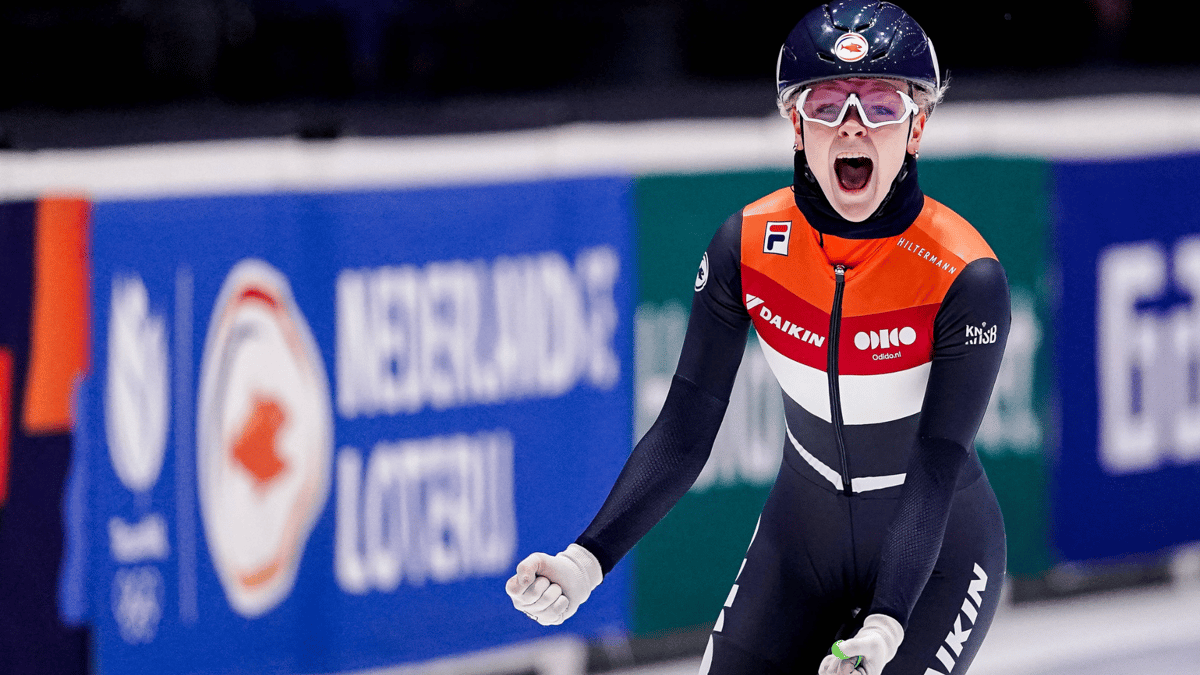 Michelle Velzeboer grijpt de overwinning