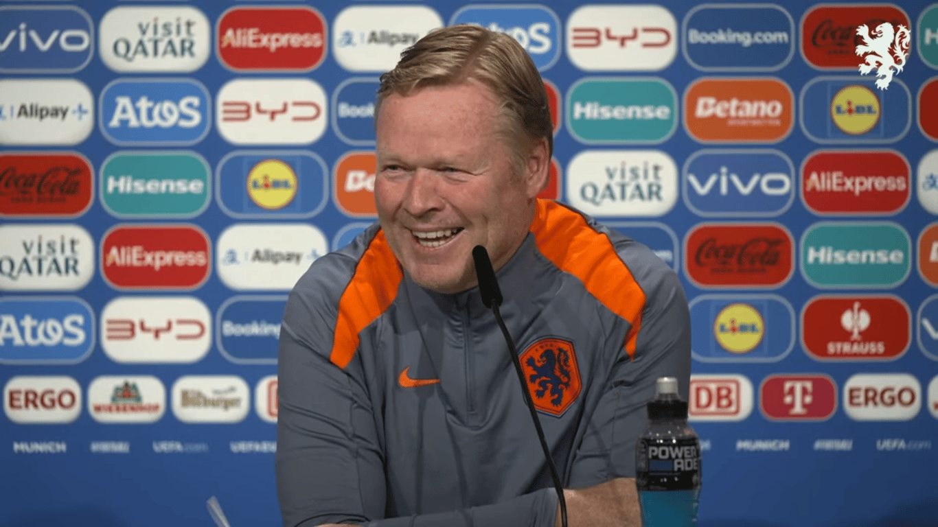 Ronald Koeman, bondscoach van het Nederlands elftal