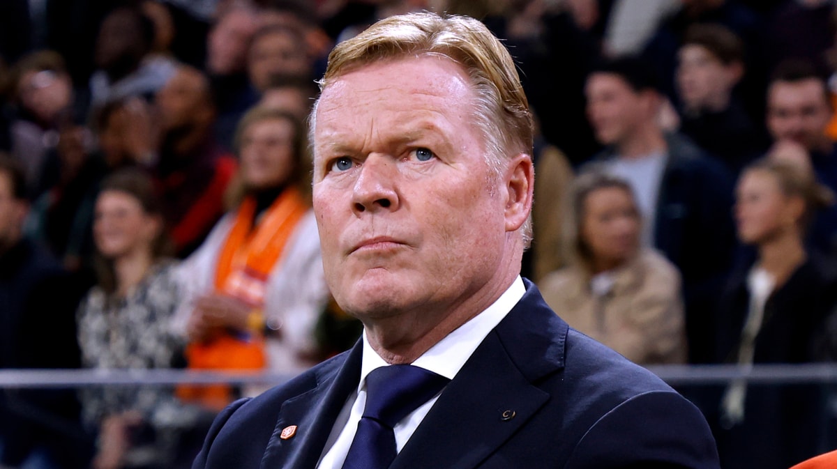Ronald Koeman, bondscoach van het Nederlands elftal