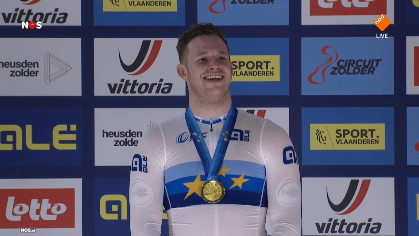 Harrie Lavreysen kroont zich tot Europees kampioen