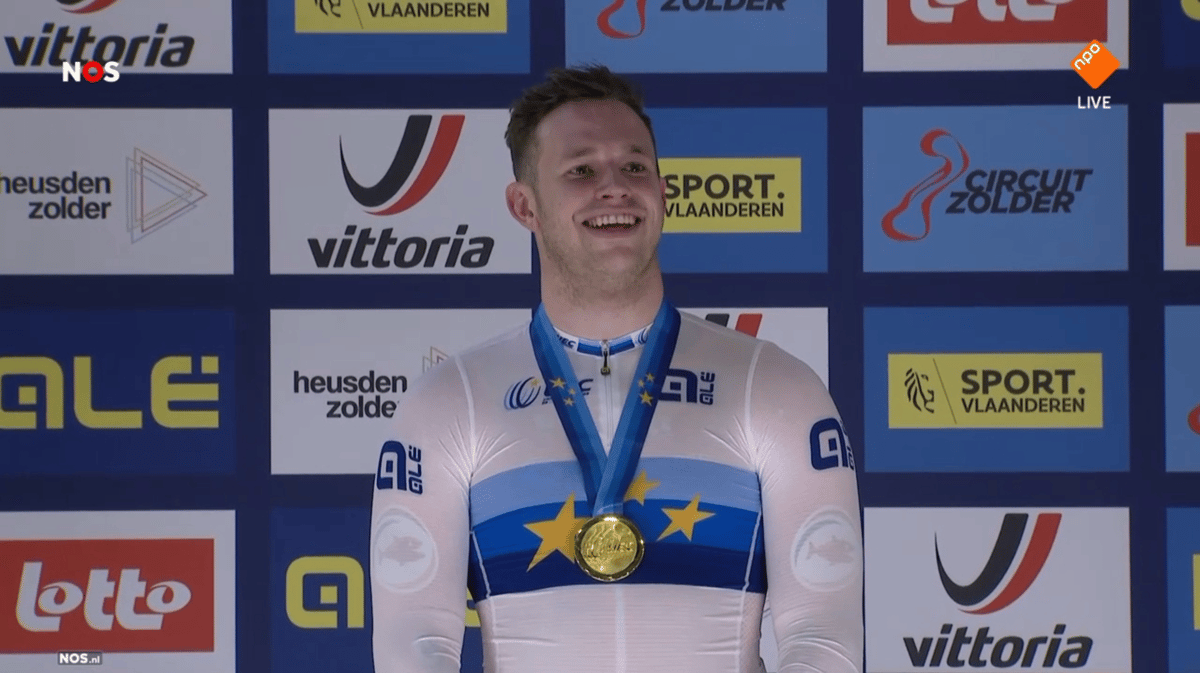 Harrie Lavreysen kroont zich tot Europees kampioen