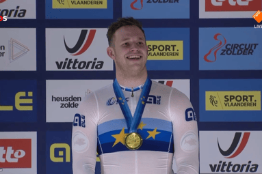 Harrie Lavreysen kroont zich tot Europees kampioen