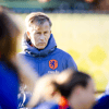 Andries Jonker, bondscoach van de Oranje Leeuwinnen