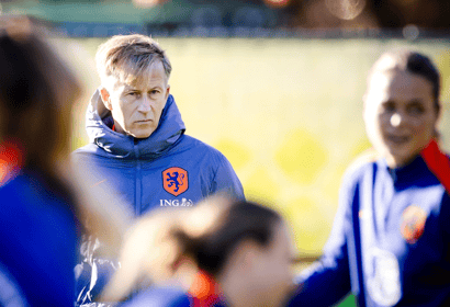 Andries Jonker, voormalig bondscoach van de Oranje Leeuwinnen