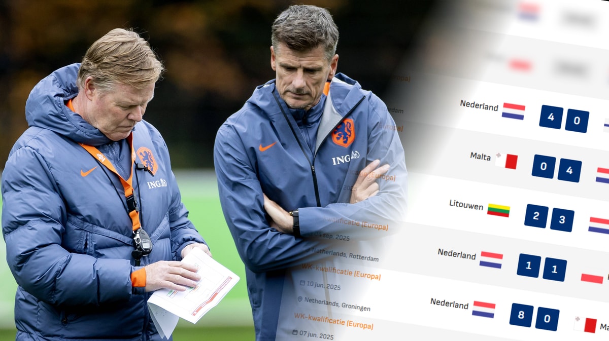 Ronald Koeman, bondscoach van het Nederlands elftal