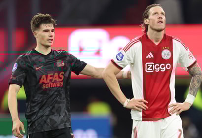 Wout Weghorst en Wouter Goes