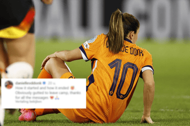 Daniëlle van de Donk geeft een update op Instagram