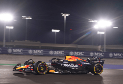 Max Verstappen in actie