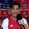 Rayane Bounida voor de camera van ESPN