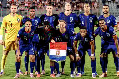 De opstelling van het Nederlands elftal tegen Malta