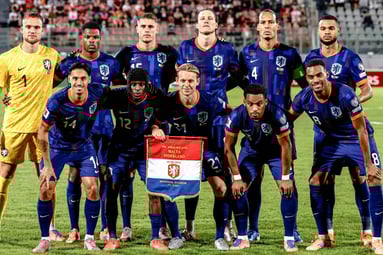 De opstelling van het Nederlands elftal tegen Malta
