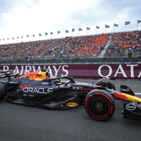 Max Verstappen in actie op Circuit Zandvoort