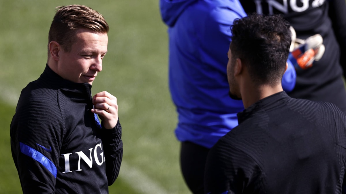 Jordy Clasie bij het Nederlands elftal
