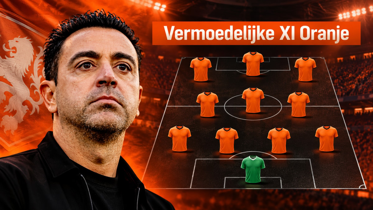 De vermoedelijke opstelling van Nederland tegen Griekenland