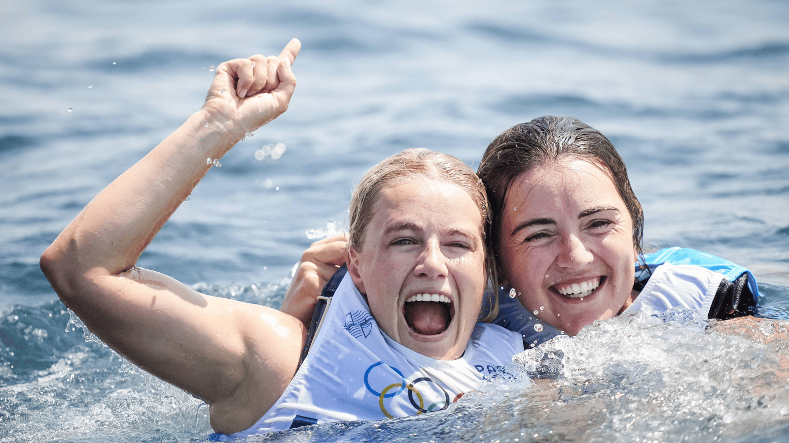 Odile van Aanholt, Annette Duetz, zeilen, 49erFX, Olympische Spelen, goud, Parijs 2024