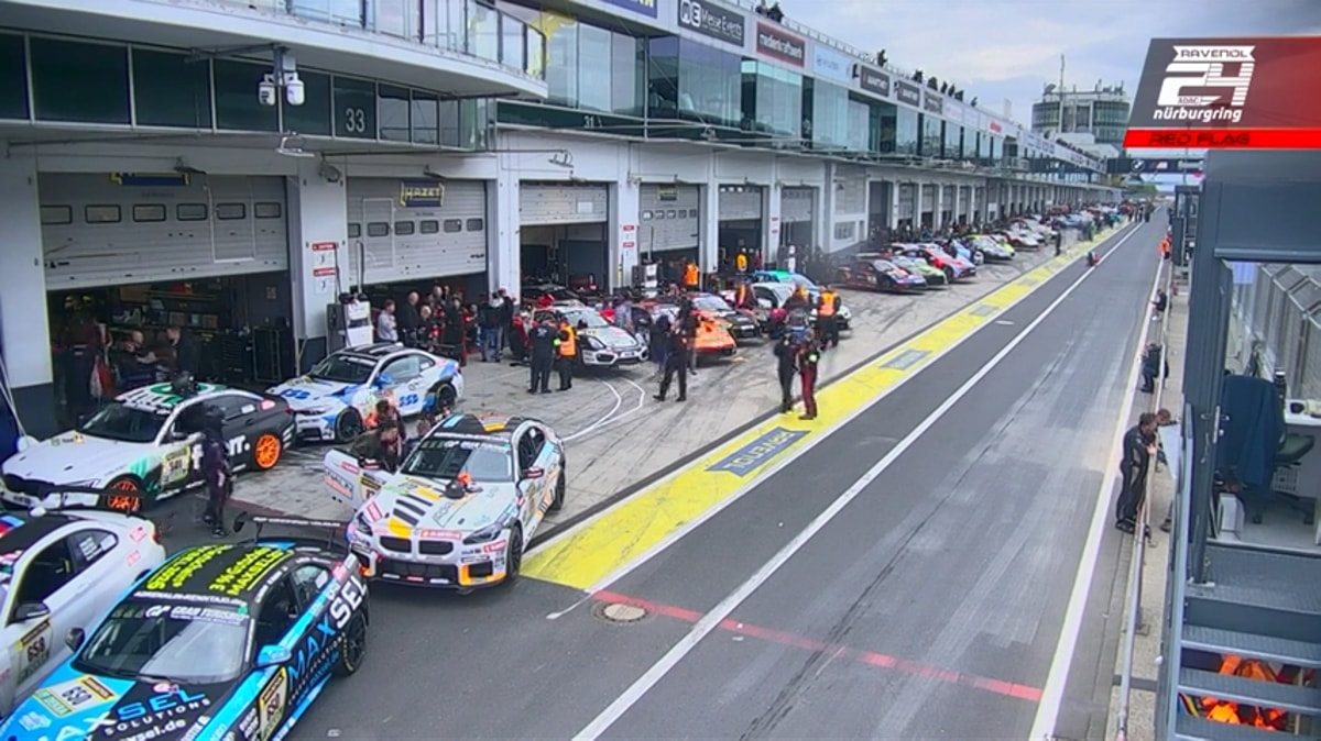 Rode vlag op de Nürburgring