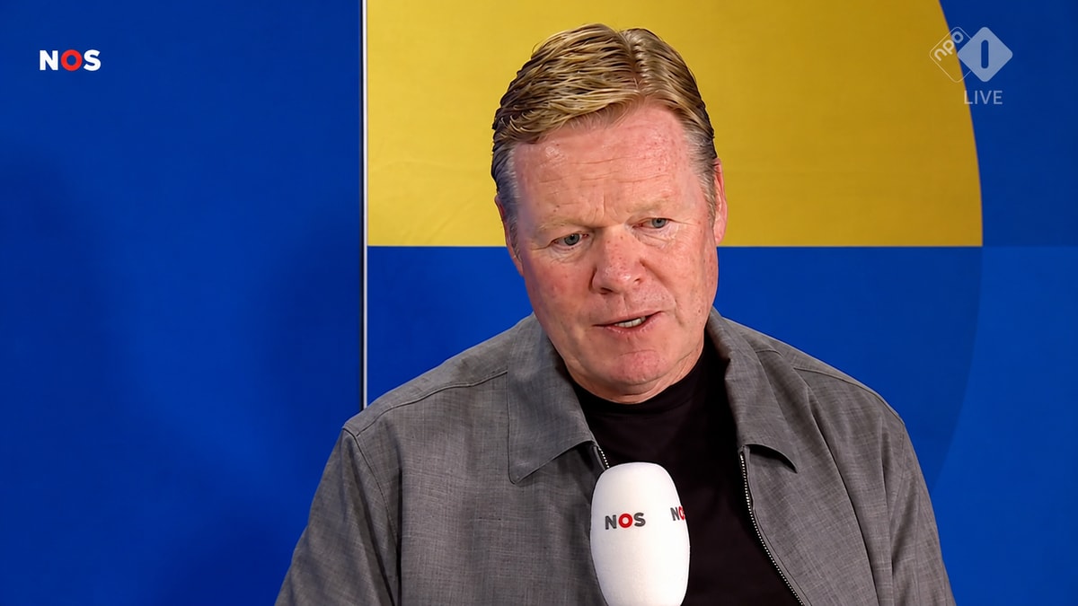 Ronald Koeman, bondscoach van het Nederlands elftal